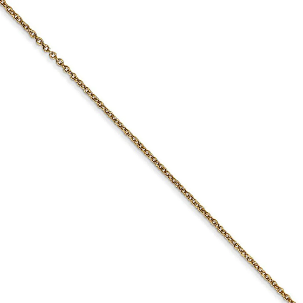 14K YELLOW GOLD POLISHED 3D MEDICAL SYRINGE (20M NECKLACE