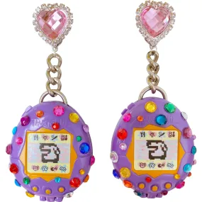 1997 Vintage Tamagotchi Charm Earrings