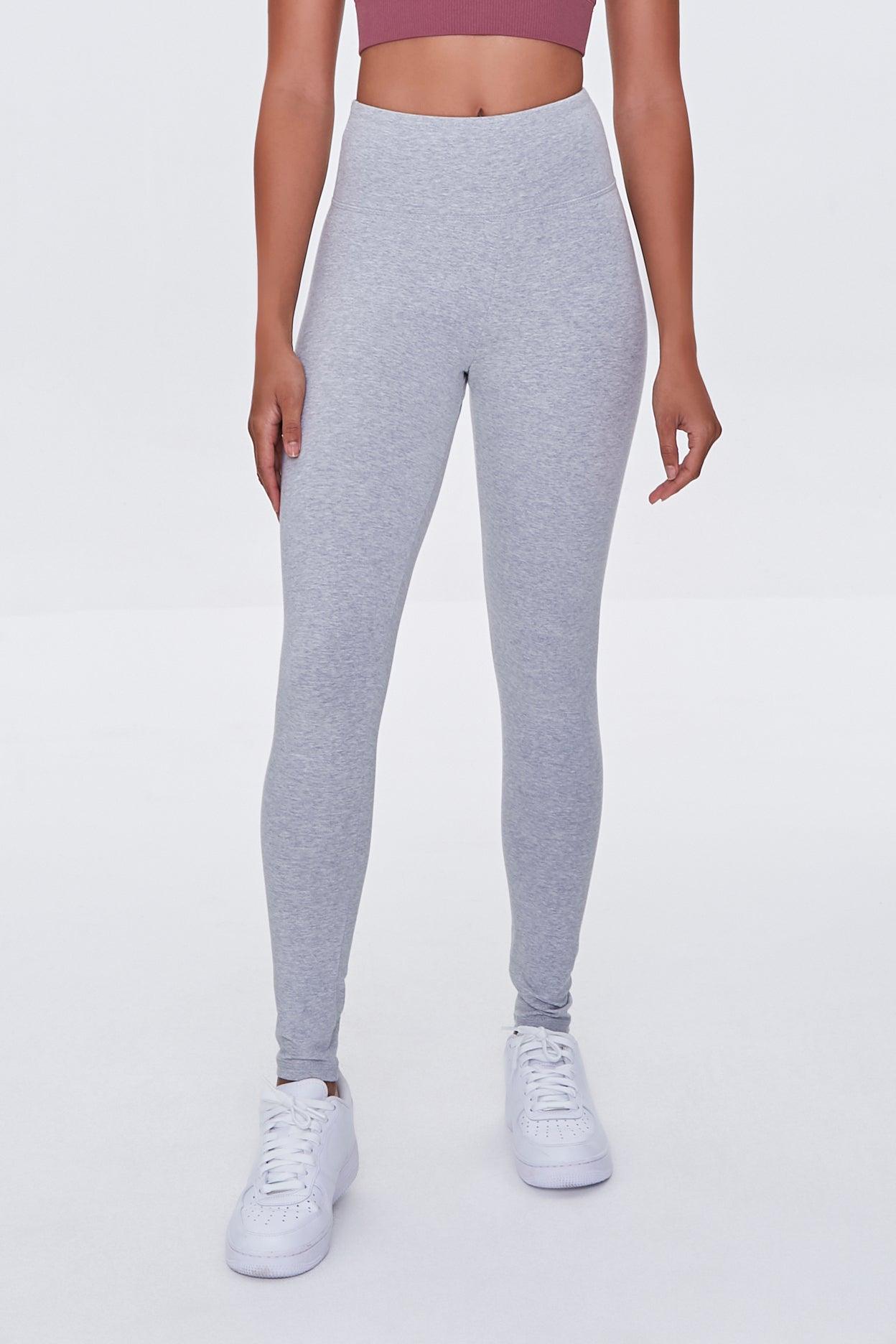 Active High-Rise Heathered Leggings