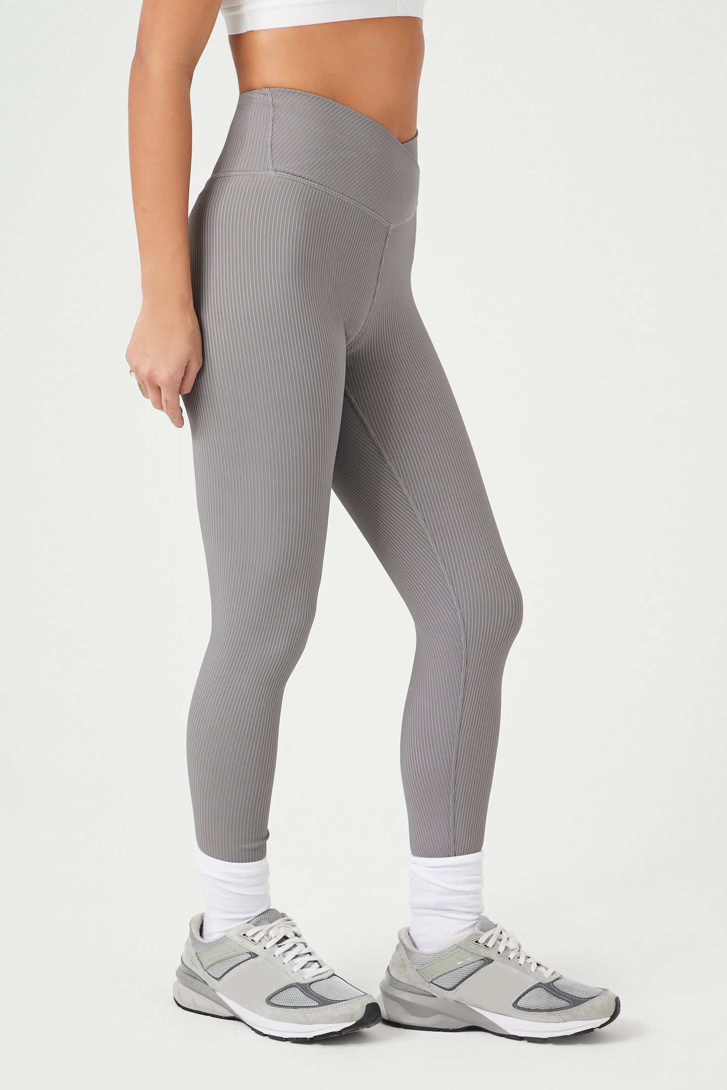 Active Ribbed Surplice Leggings