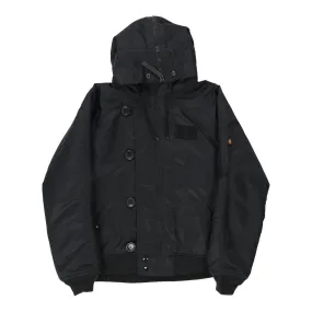 Age 14 Alpha Industries Puffer - Medium Black Polyester