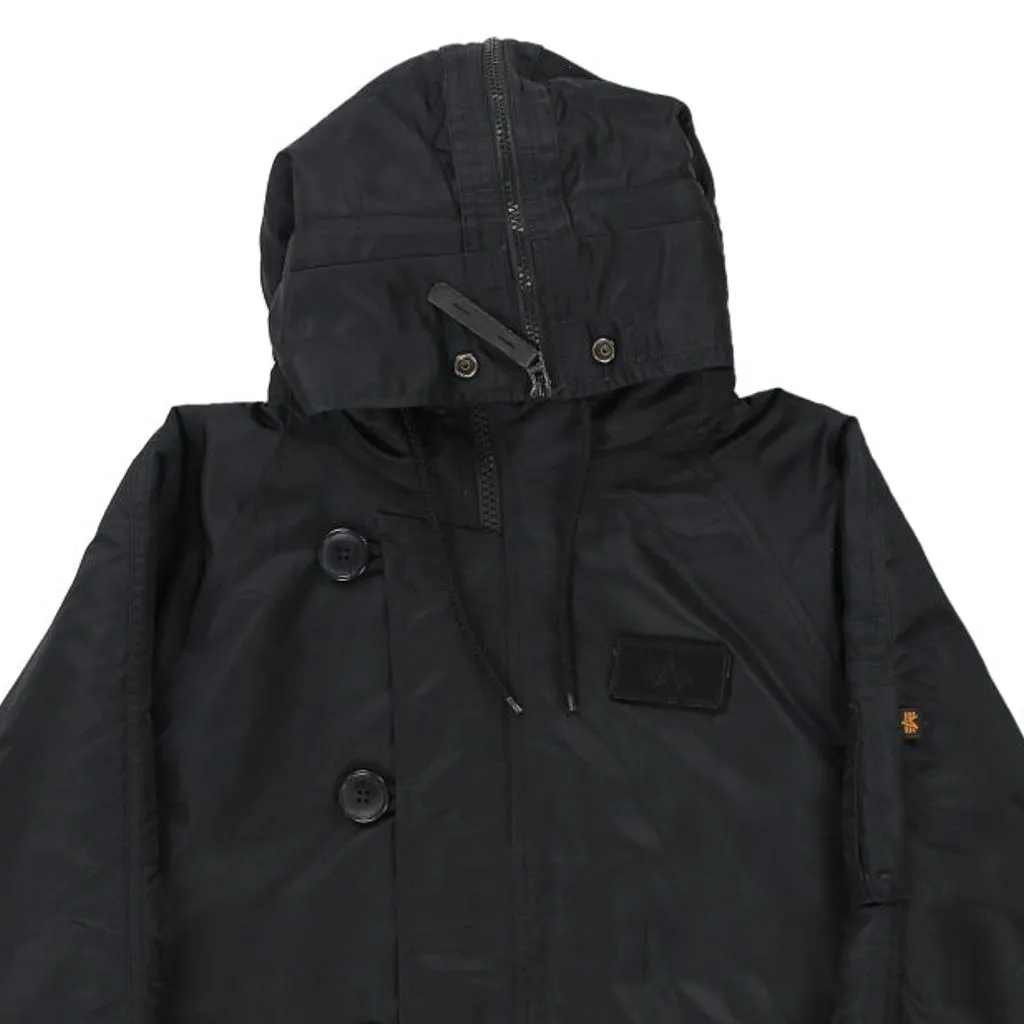 Age 14 Alpha Industries Puffer - Medium Black Polyester