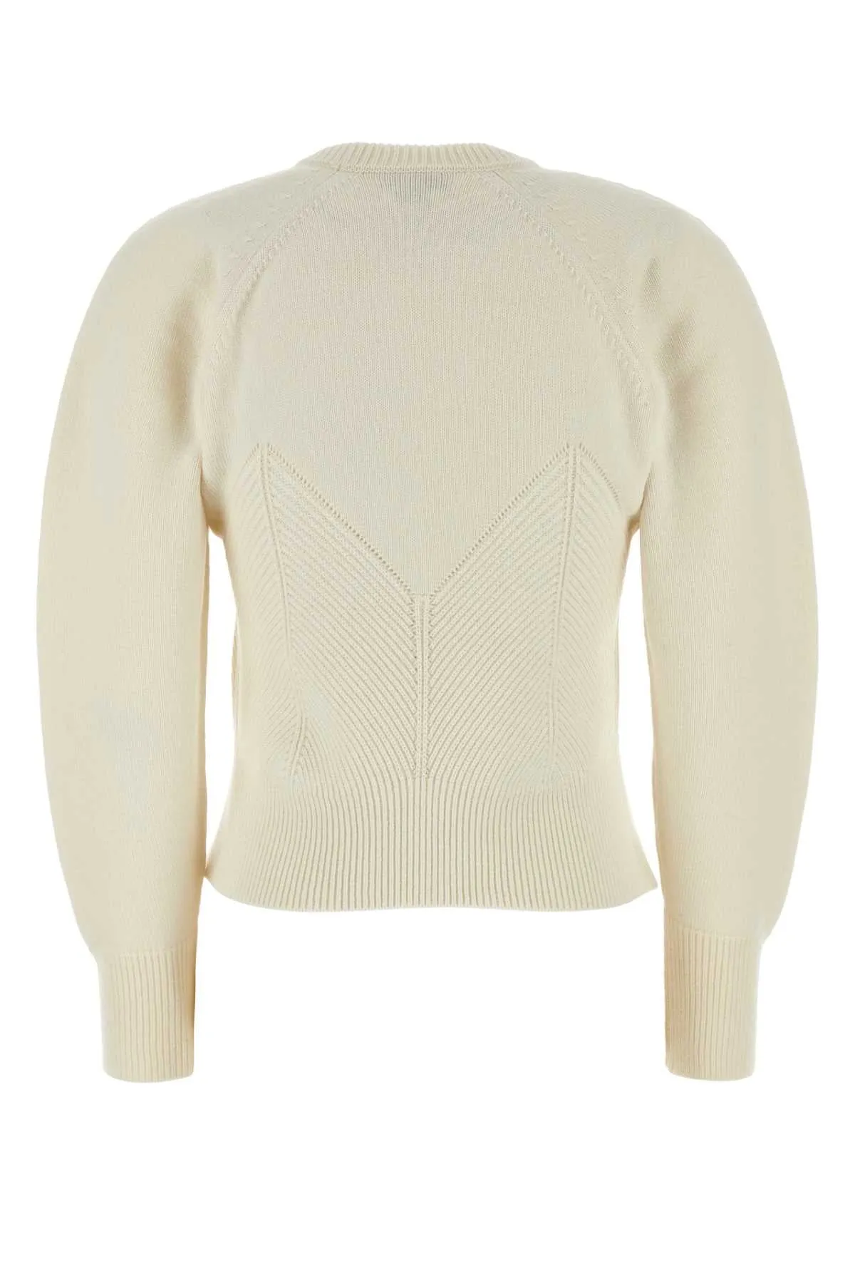 Alexander Mcqueen Ivory Wool Blend Sweater