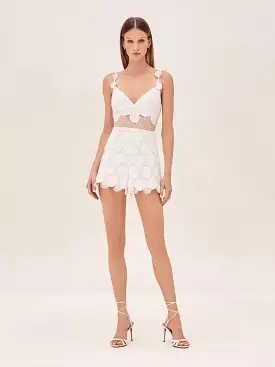 Alexis - Stellah Romper - White