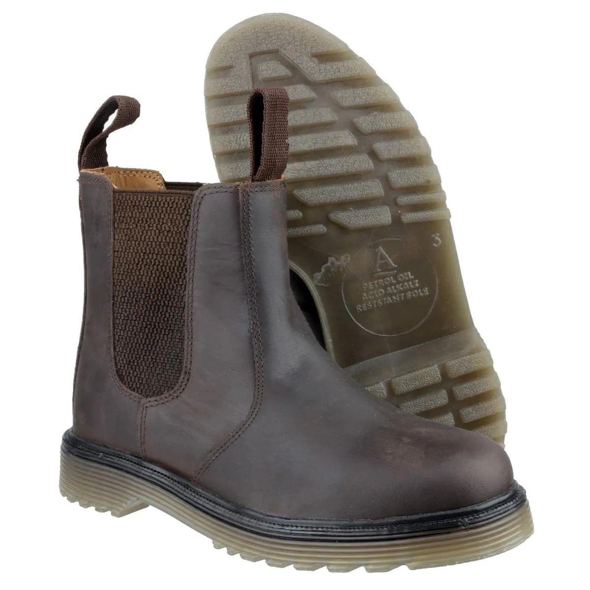 Amblers Chelmsford Dealer Boot Brown