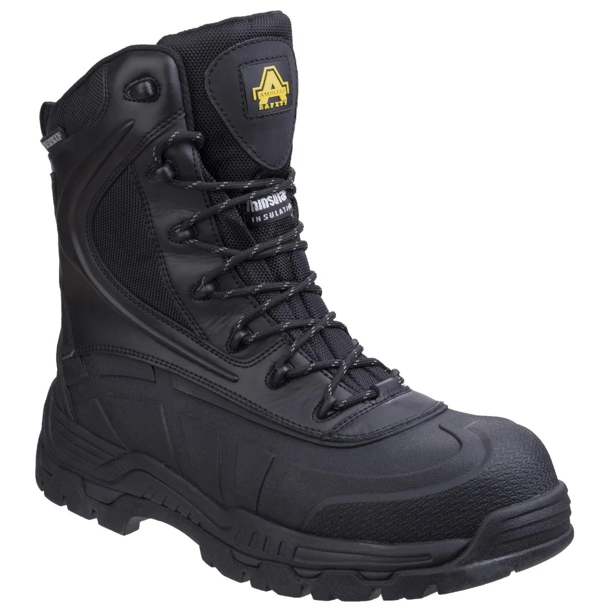 Amblers Safety AS440 Hybrid Metal Free Hi-leg Waterproof Safety Boot Black