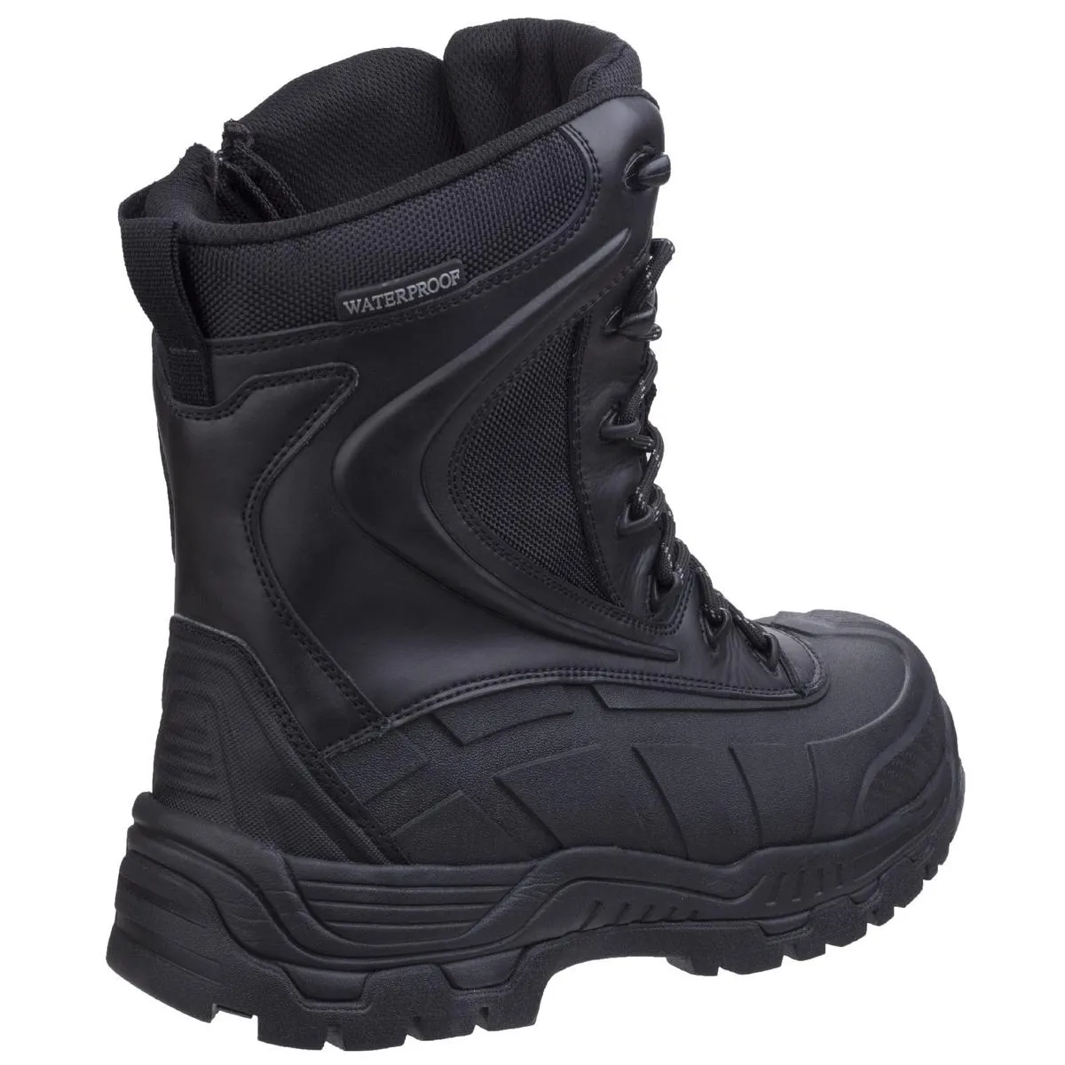 Amblers Safety AS440 Hybrid Metal Free Hi-leg Waterproof Safety Boot Black