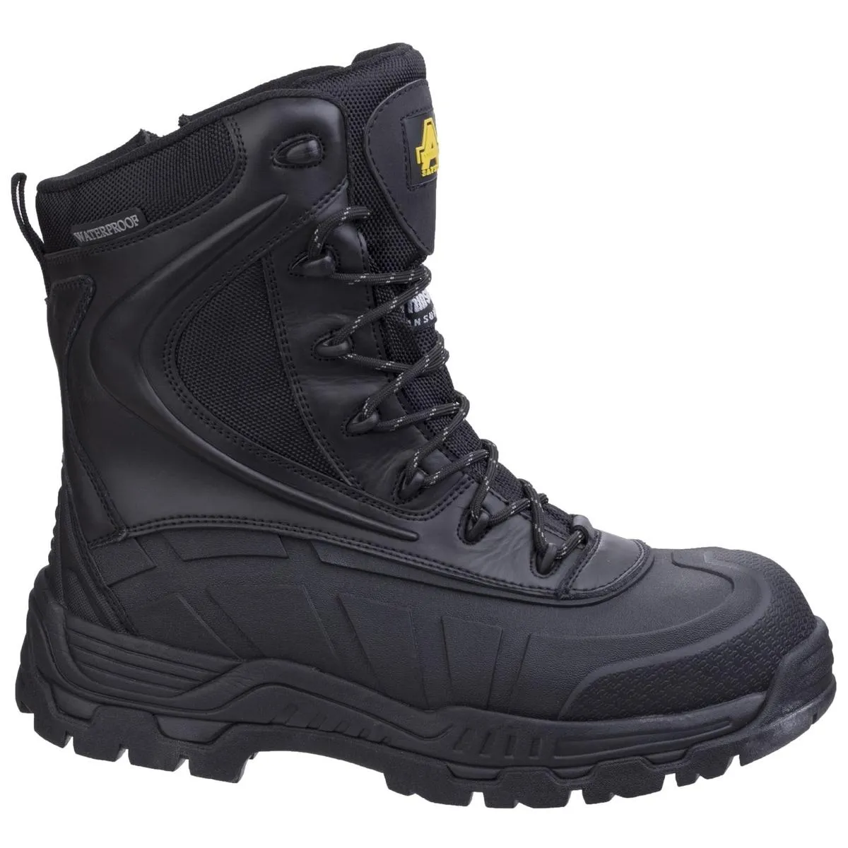 Amblers Safety AS440 Hybrid Metal Free Hi-leg Waterproof Safety Boot Black