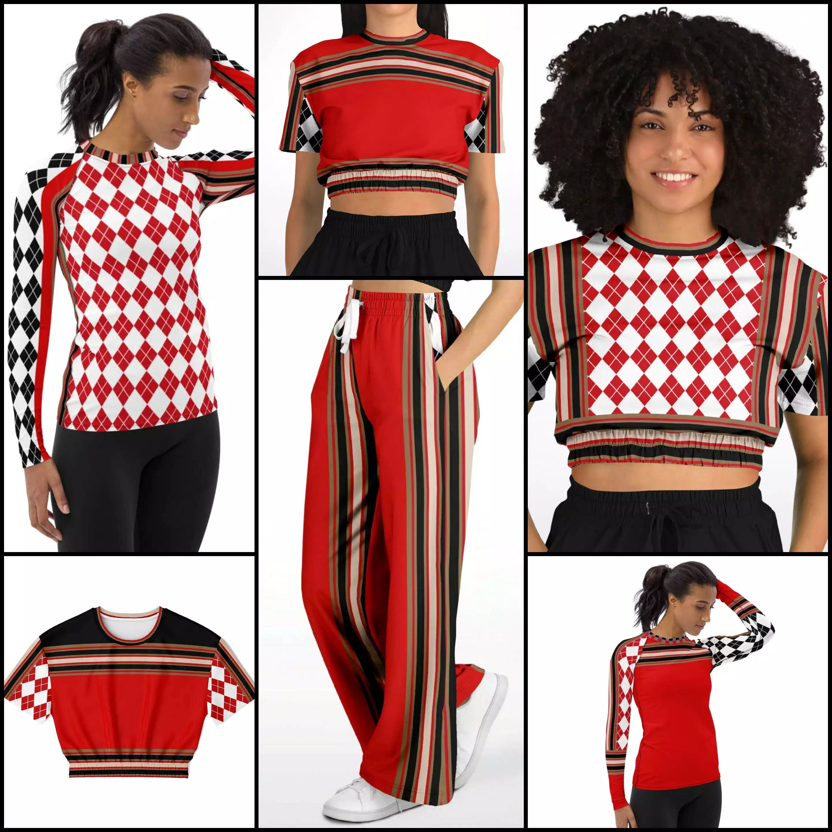 Argyle Me Fashion Rashguard Top