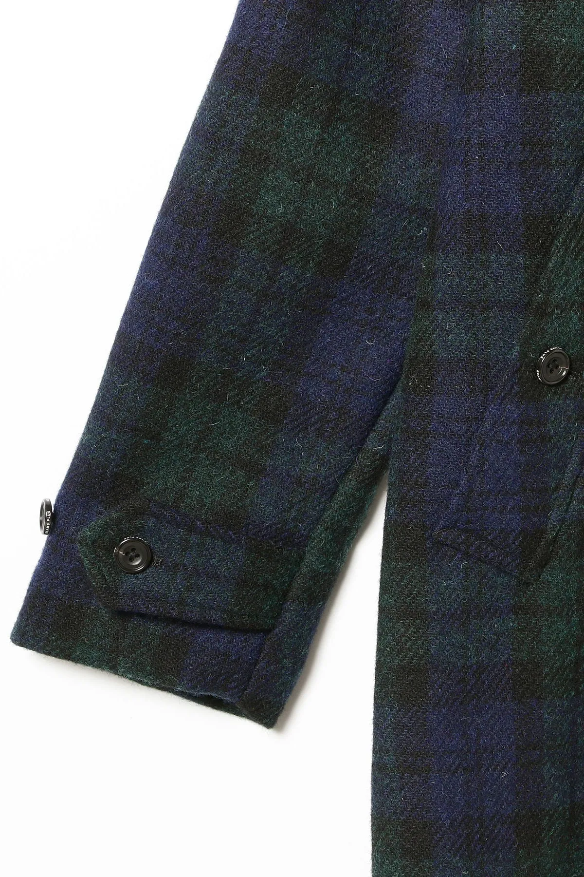 Bal Collar Coat Harris Tweed - Blackwatch