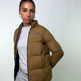 Beige Tan y2ks Patagonia Puffer Jacket Coat (L)