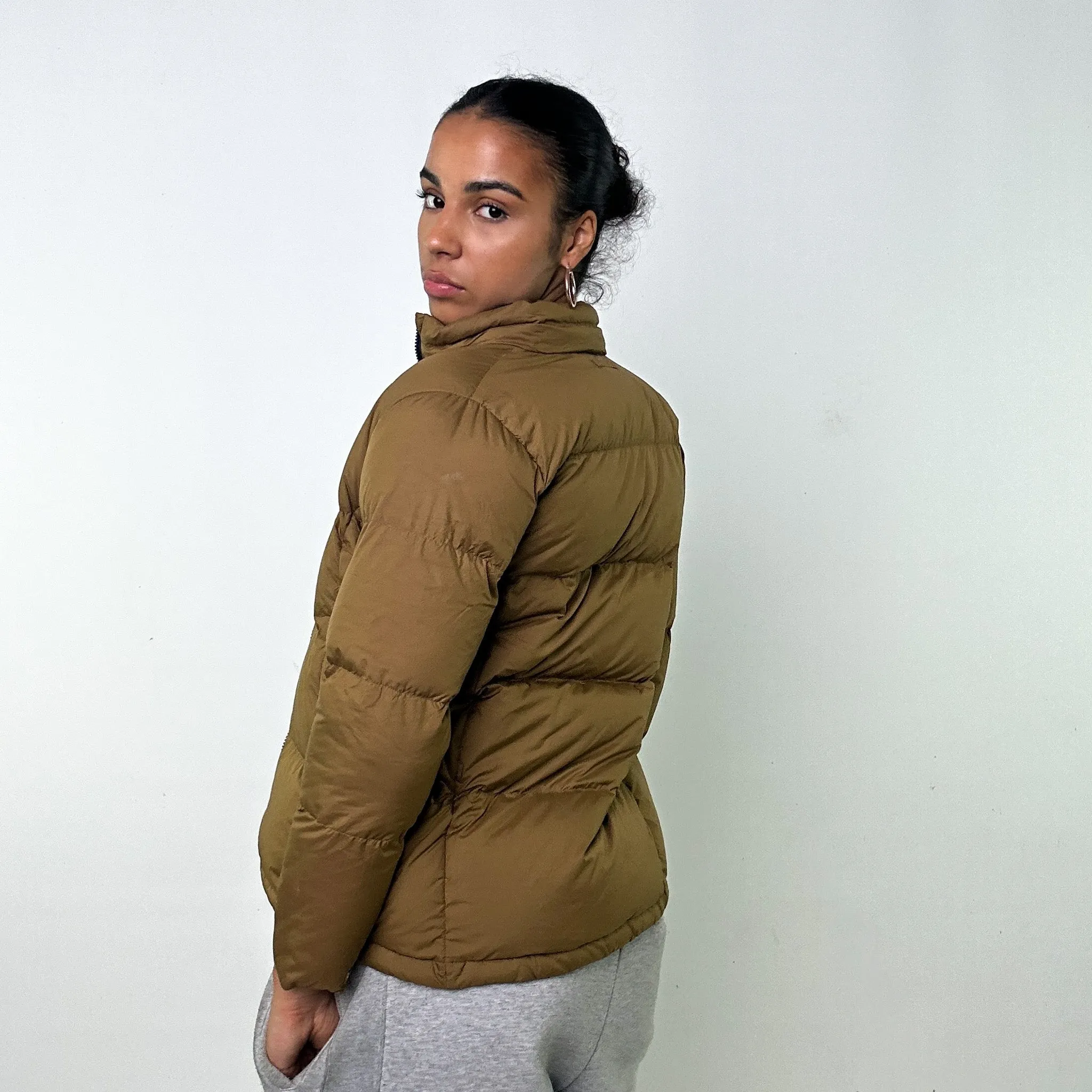 Beige Tan y2ks Patagonia Puffer Jacket Coat (L)