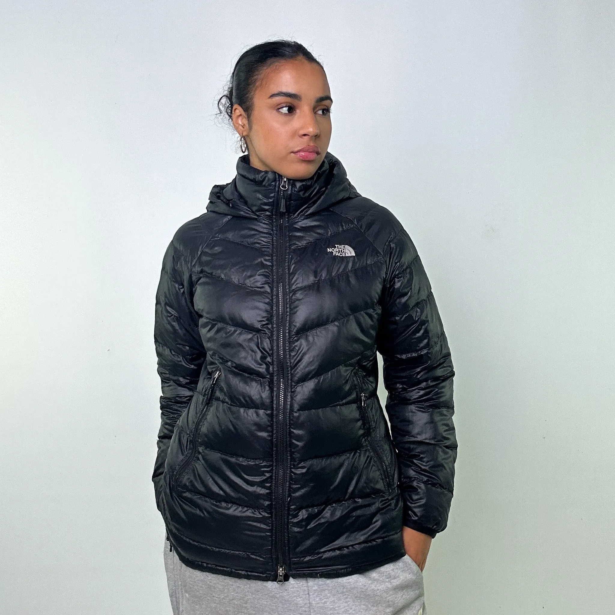 Black 90s The North Face 600 Series Puffer Jacket Coat (L)