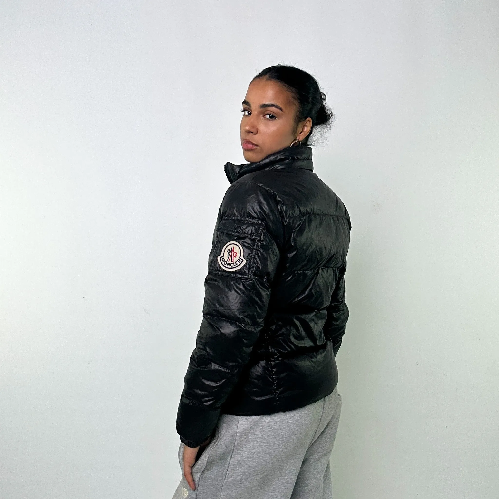 BLACK Y2KS MONCLER PUFFER JACKET COAT (