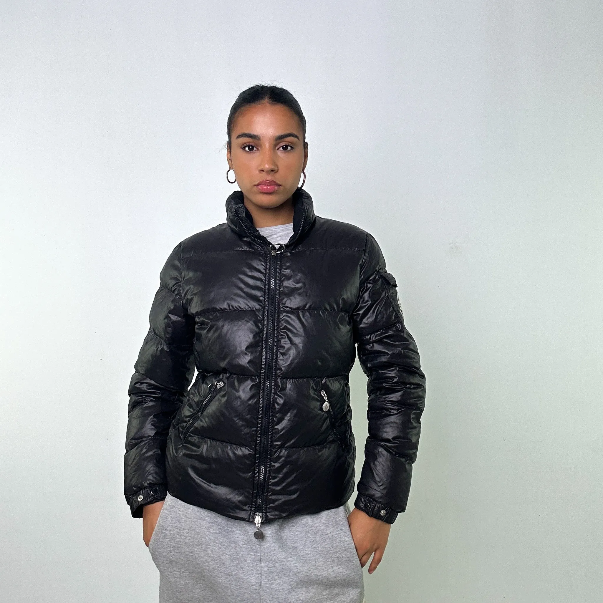 BLACK Y2KS MONCLER PUFFER JACKET COAT (