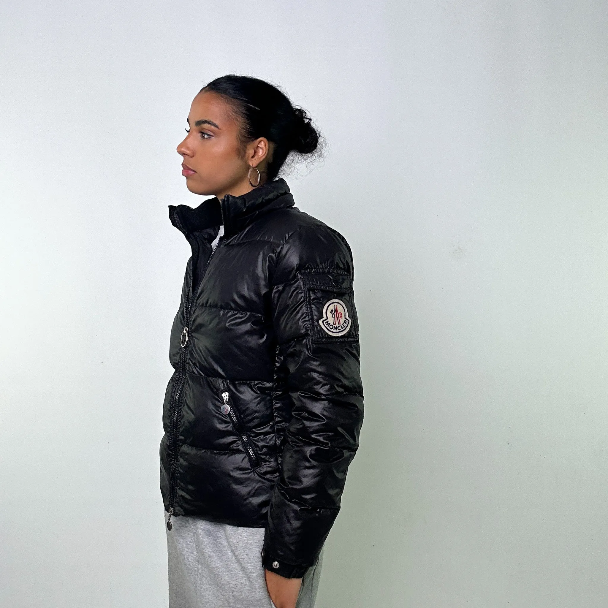 BLACK Y2KS MONCLER PUFFER JACKET COAT (