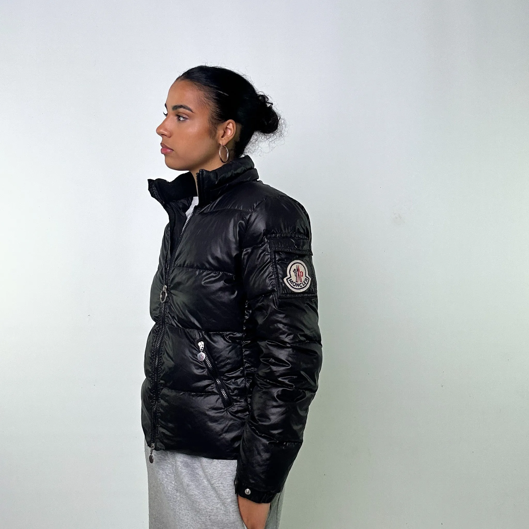 BLACK Y2KS MONCLER PUFFER JACKET COAT (