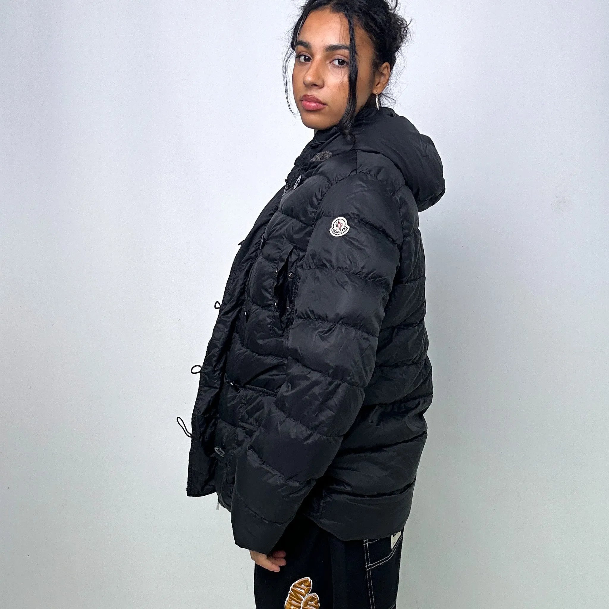 Black y2ks Moncler Puffer Jacket Coat (XL)