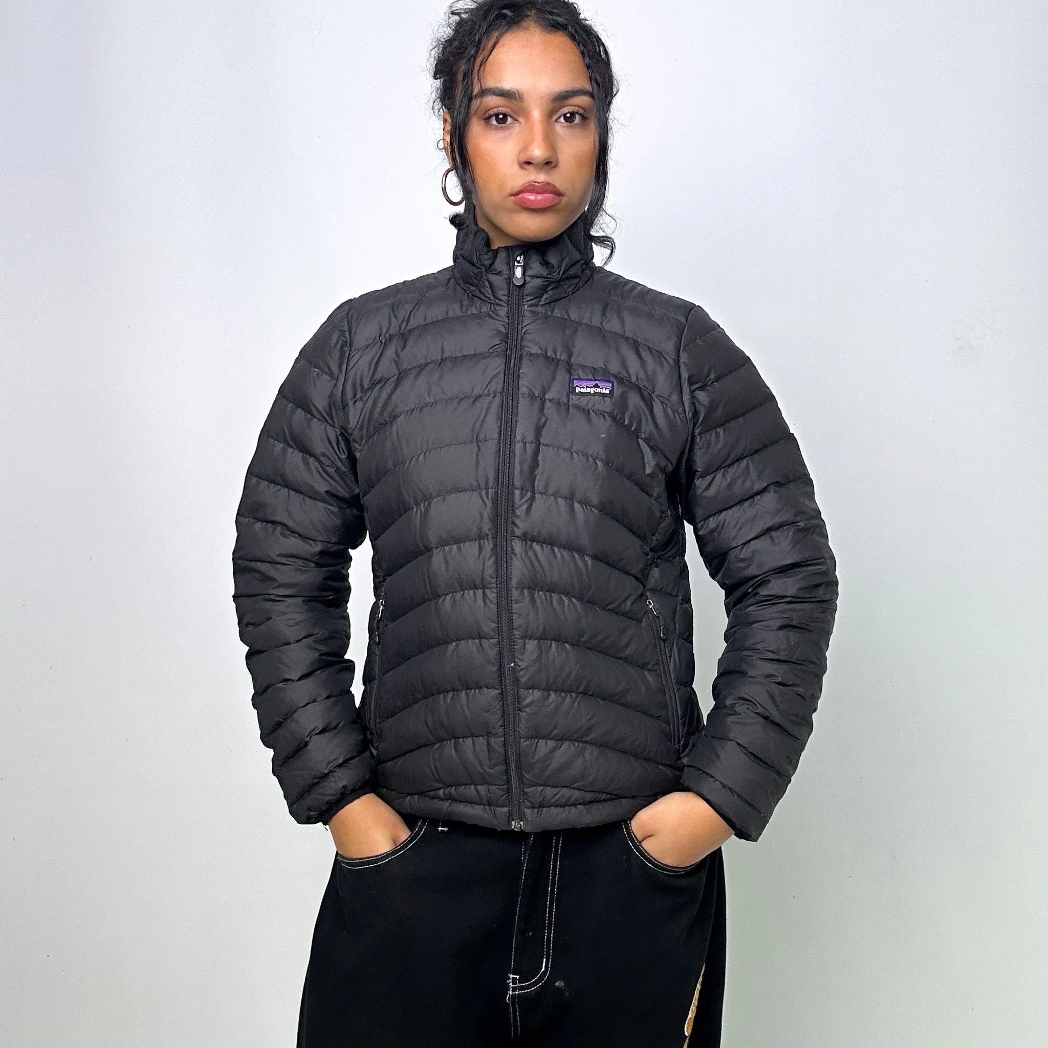 BLACK Y2KS PATAGONIA PUFFER JACKET COAT (