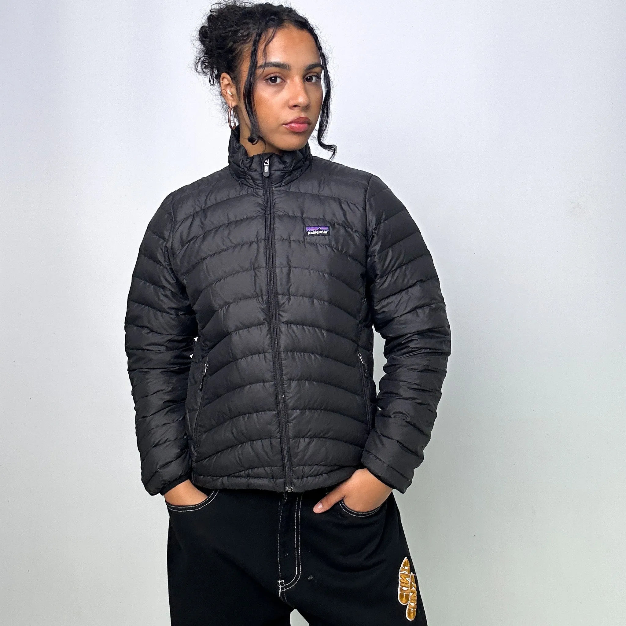 BLACK Y2KS PATAGONIA PUFFER JACKET COAT (