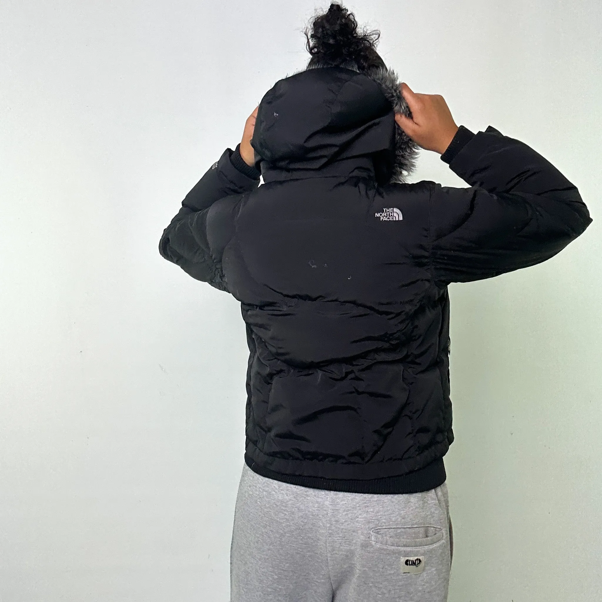 BLACK Y2KS THE NORTH FACE 550 SERIES PUFFER JACKET COAT (