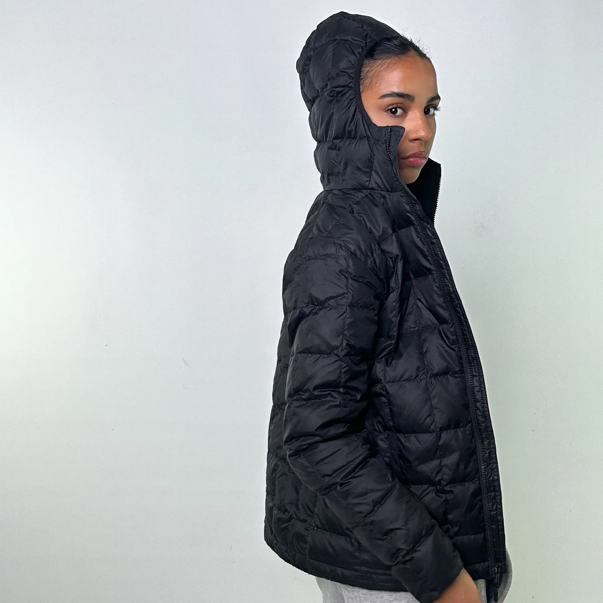 Black y2ks The North Face 550 Series Puffer Jacket Coat (S)