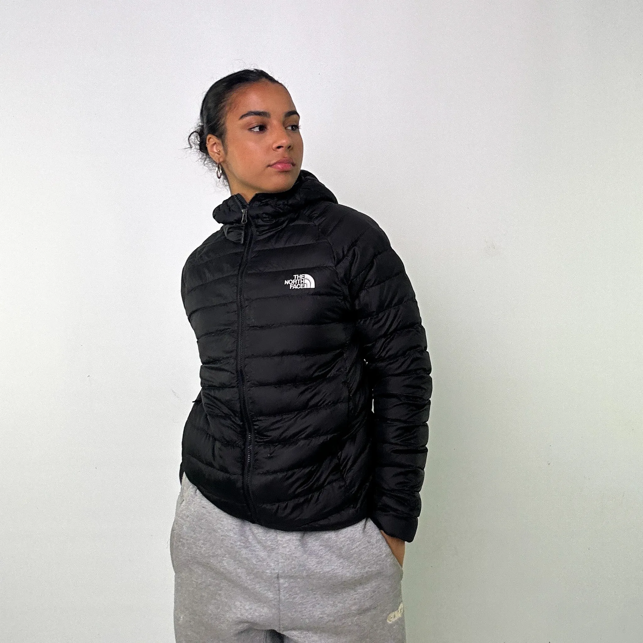 Black y2ks The North Face 600 Series Puffer Jacket Coat (S)