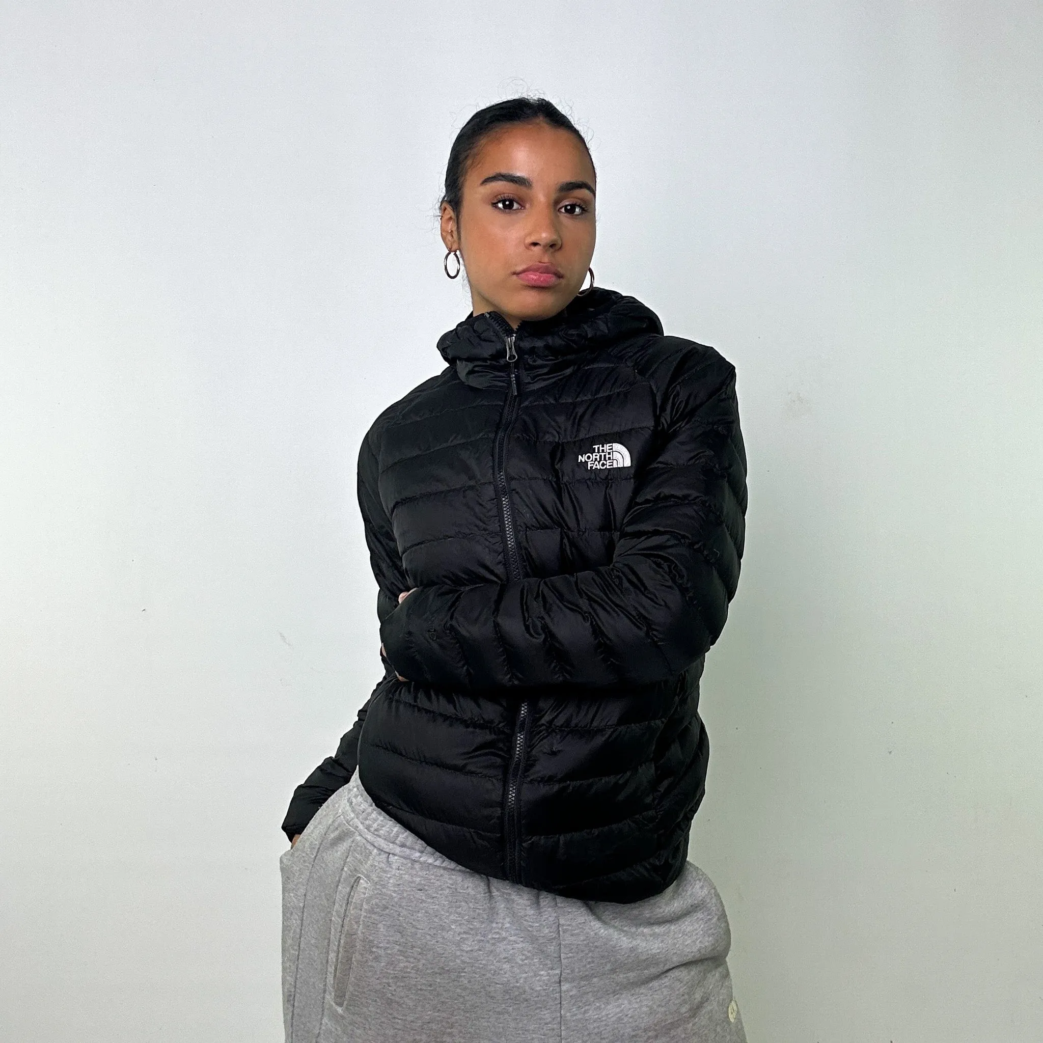 Black y2ks The North Face 600 Series Puffer Jacket Coat (S)