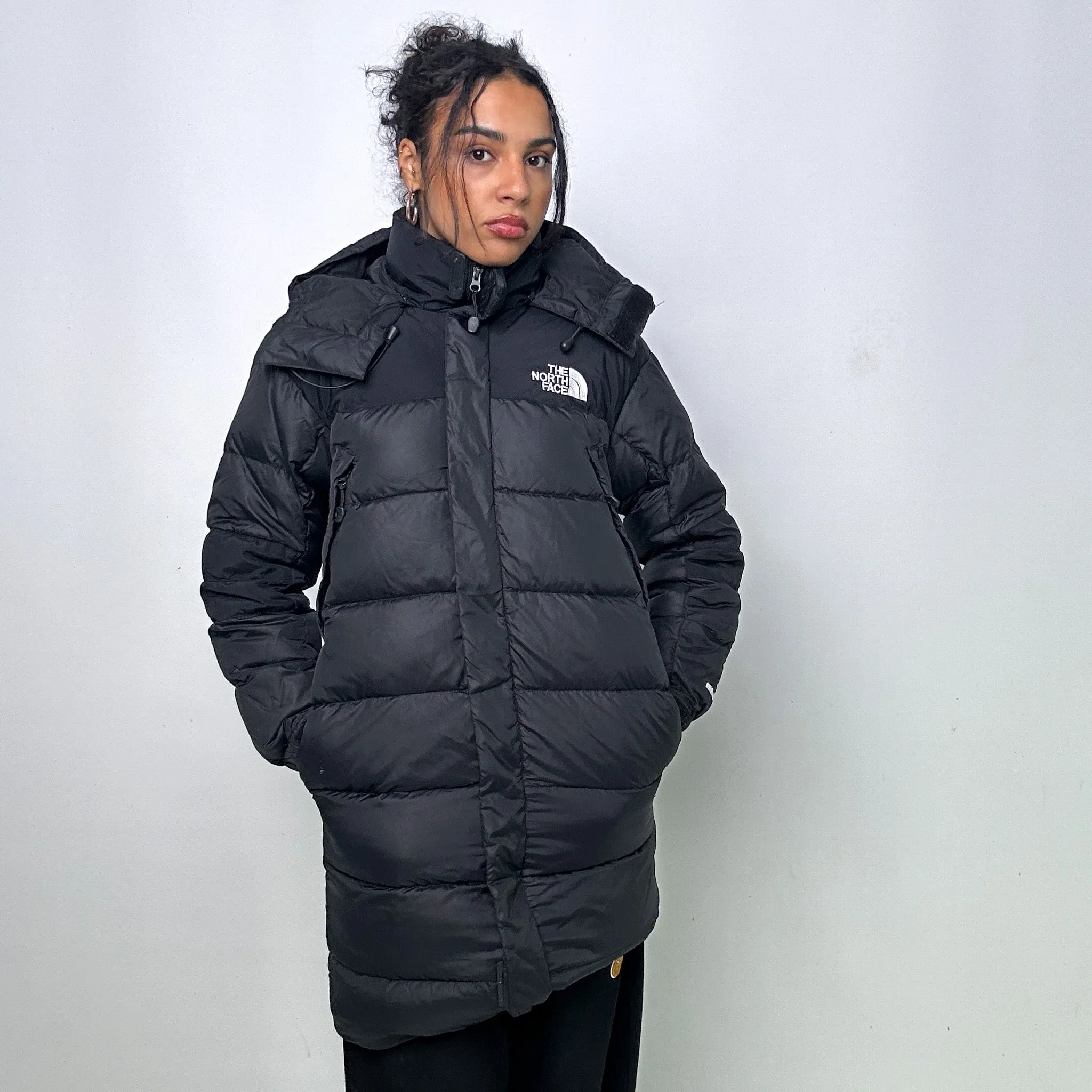 Black y2ks The North Face Puffer Jacket Coat (XS)