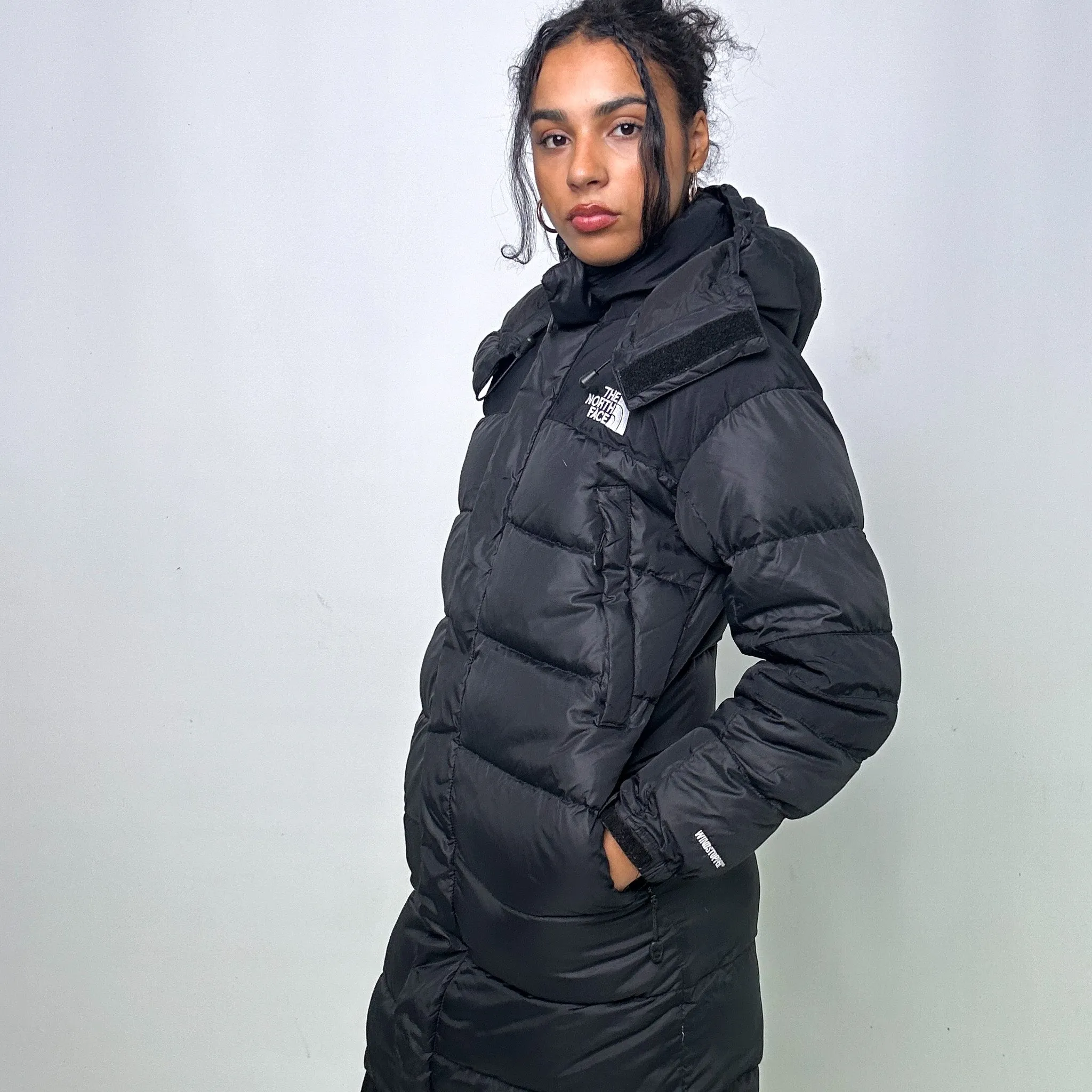 Black y2ks The North Face Puffer Jacket Coat (XS)