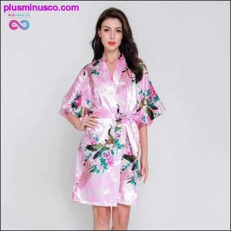 Bride Bridesmaid Wedding Party Robe Sleepwear Print Floral &