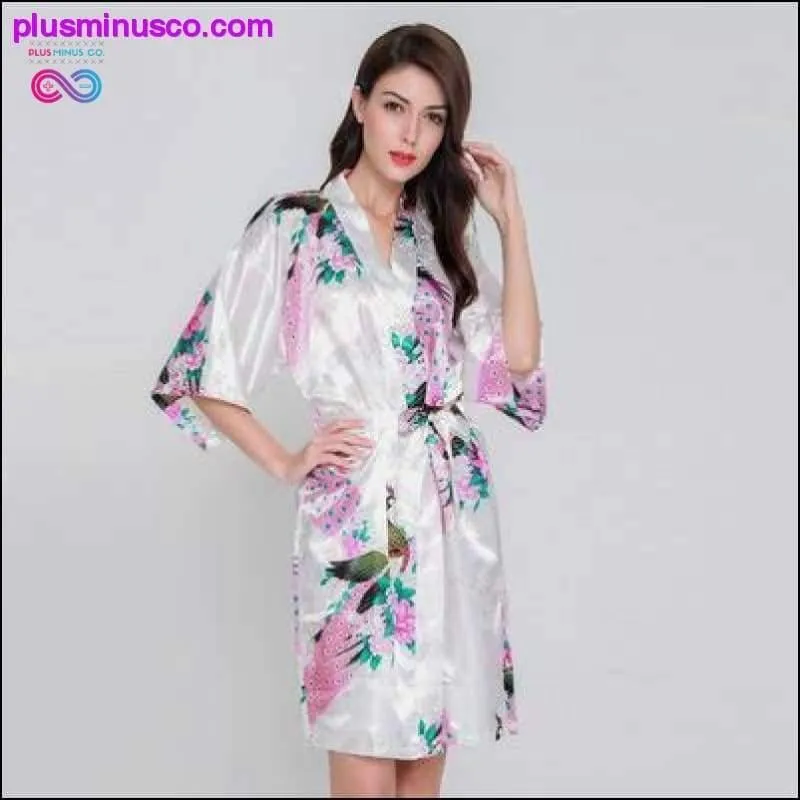 Bride Bridesmaid Wedding Party Robe Sleepwear Print Floral &