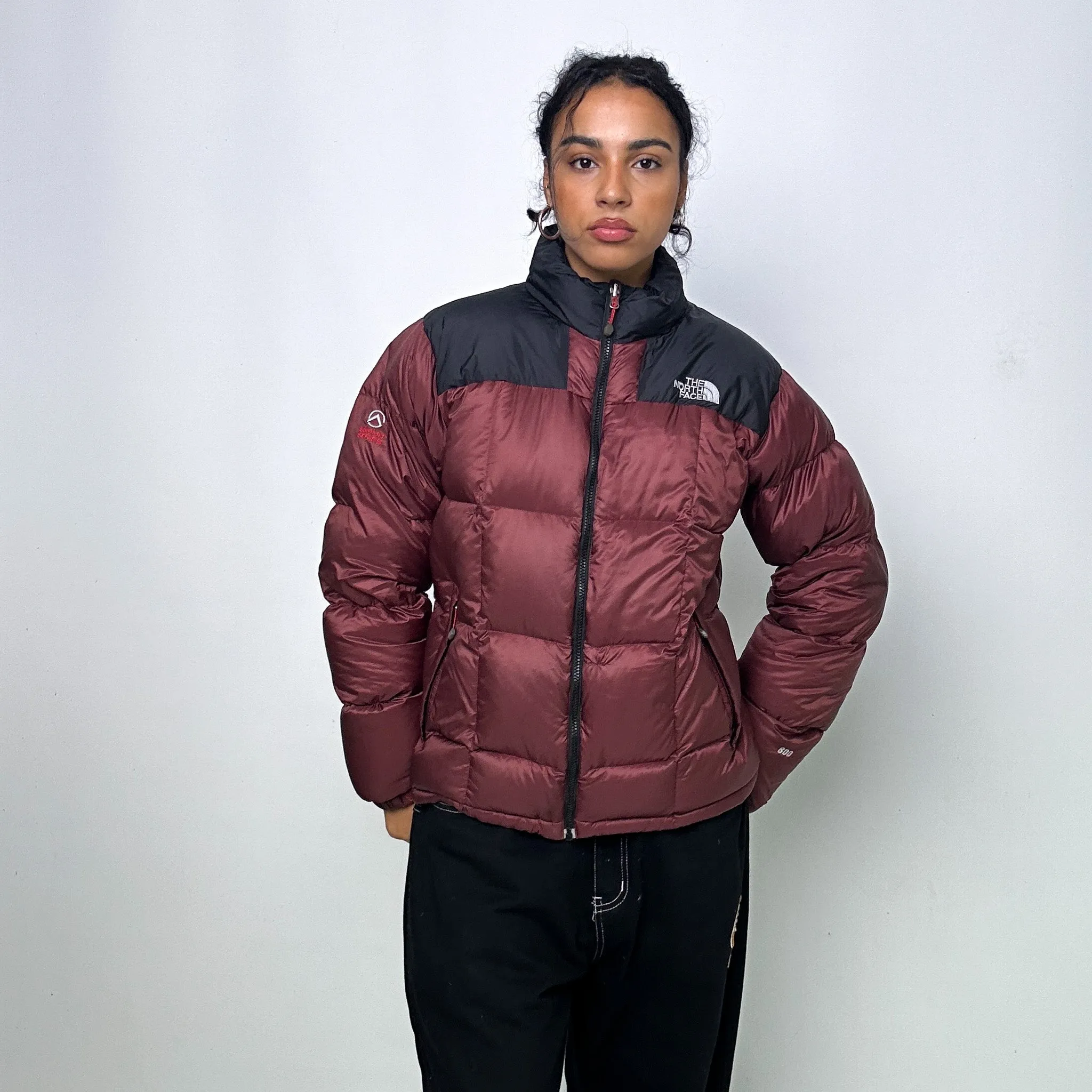 Brown y2ks The North Face 800 Summit Series Puffer Jacket Coat (L)