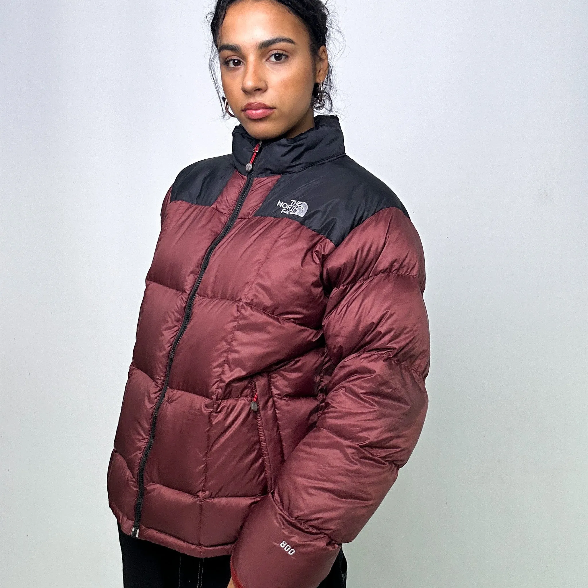 Brown y2ks The North Face 800 Summit Series Puffer Jacket Coat (L)