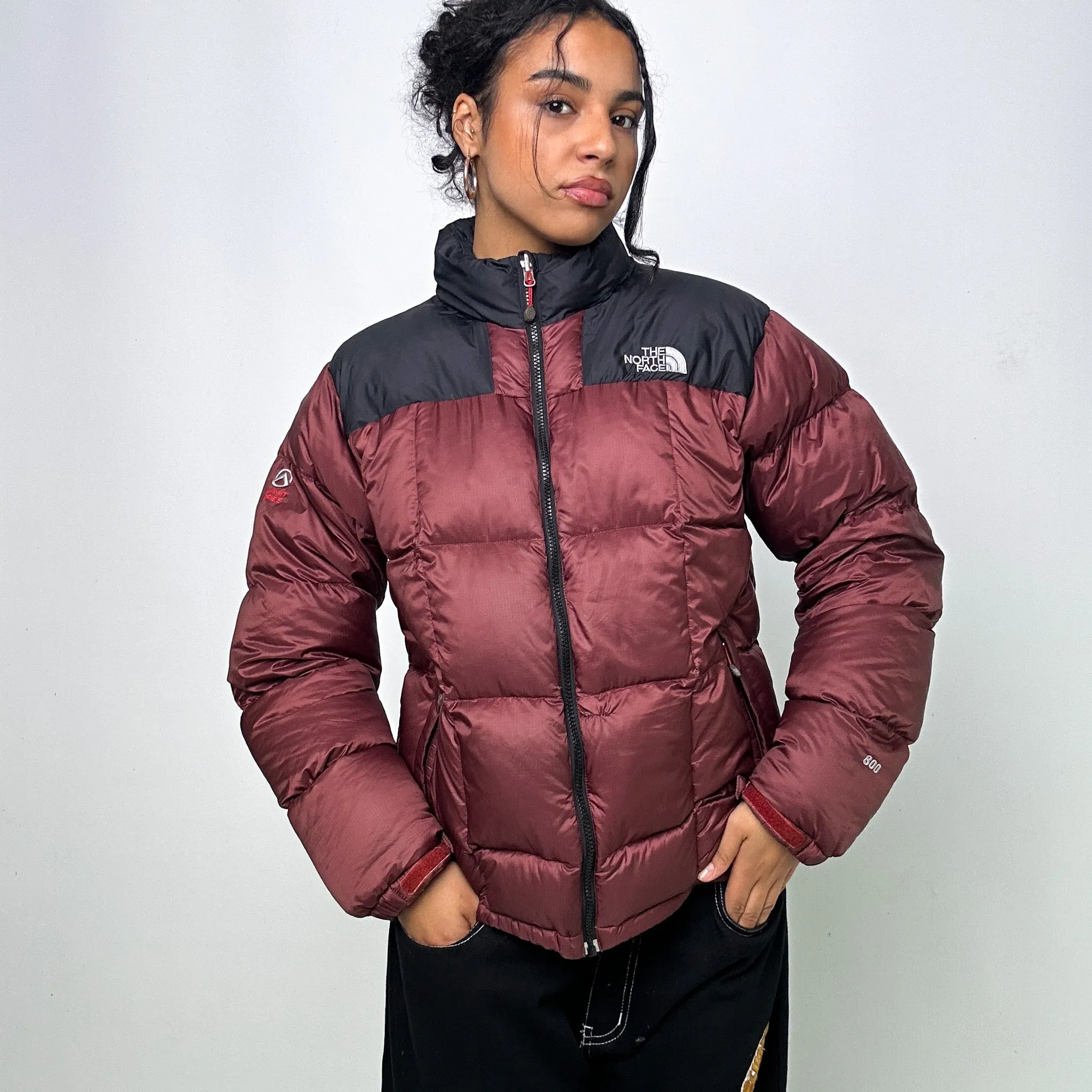 Brown y2ks The North Face 800 Summit Series Puffer Jacket Coat (L)