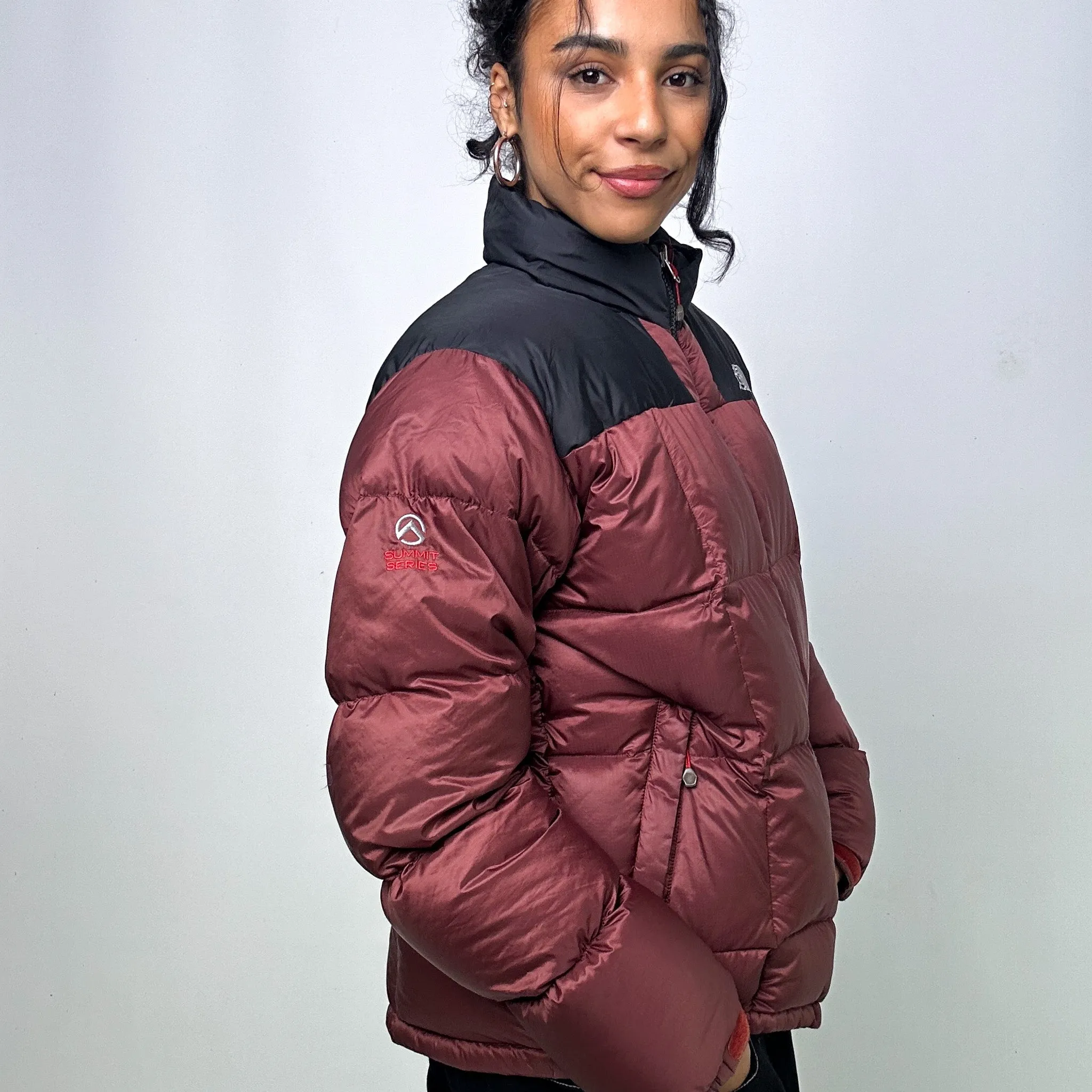 Brown y2ks The North Face 800 Summit Series Puffer Jacket Coat (L)