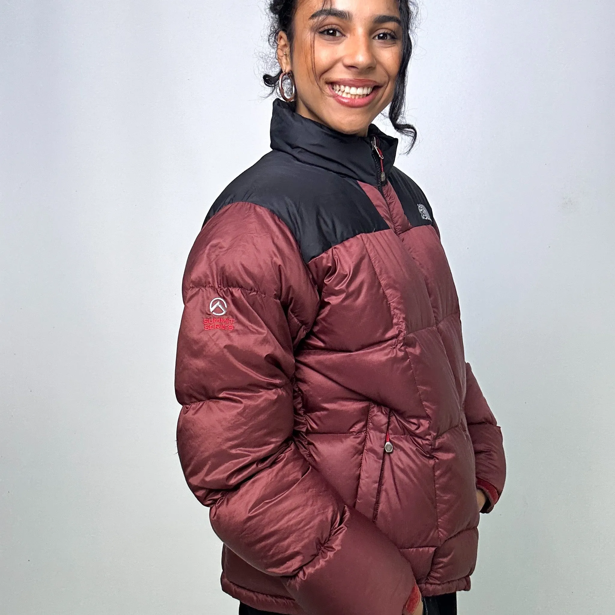 Brown y2ks The North Face 800 Summit Series Puffer Jacket Coat (L)