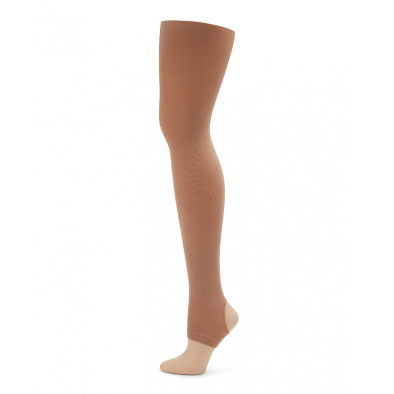 Capezio Self Knit Girl's Stirrup Tights