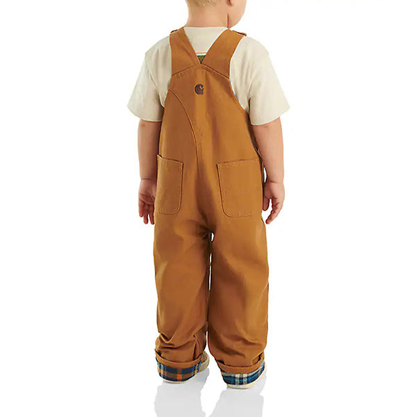 CARHARTT CANVAS FLN BIB OVERALL INFANT CARHARTT BROWN