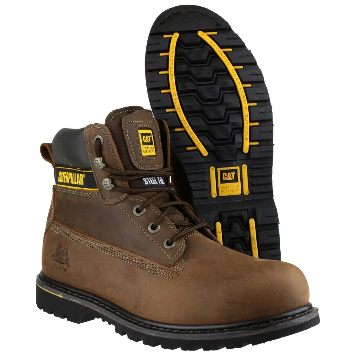 Caterpillar Holton Safety Boot Brown