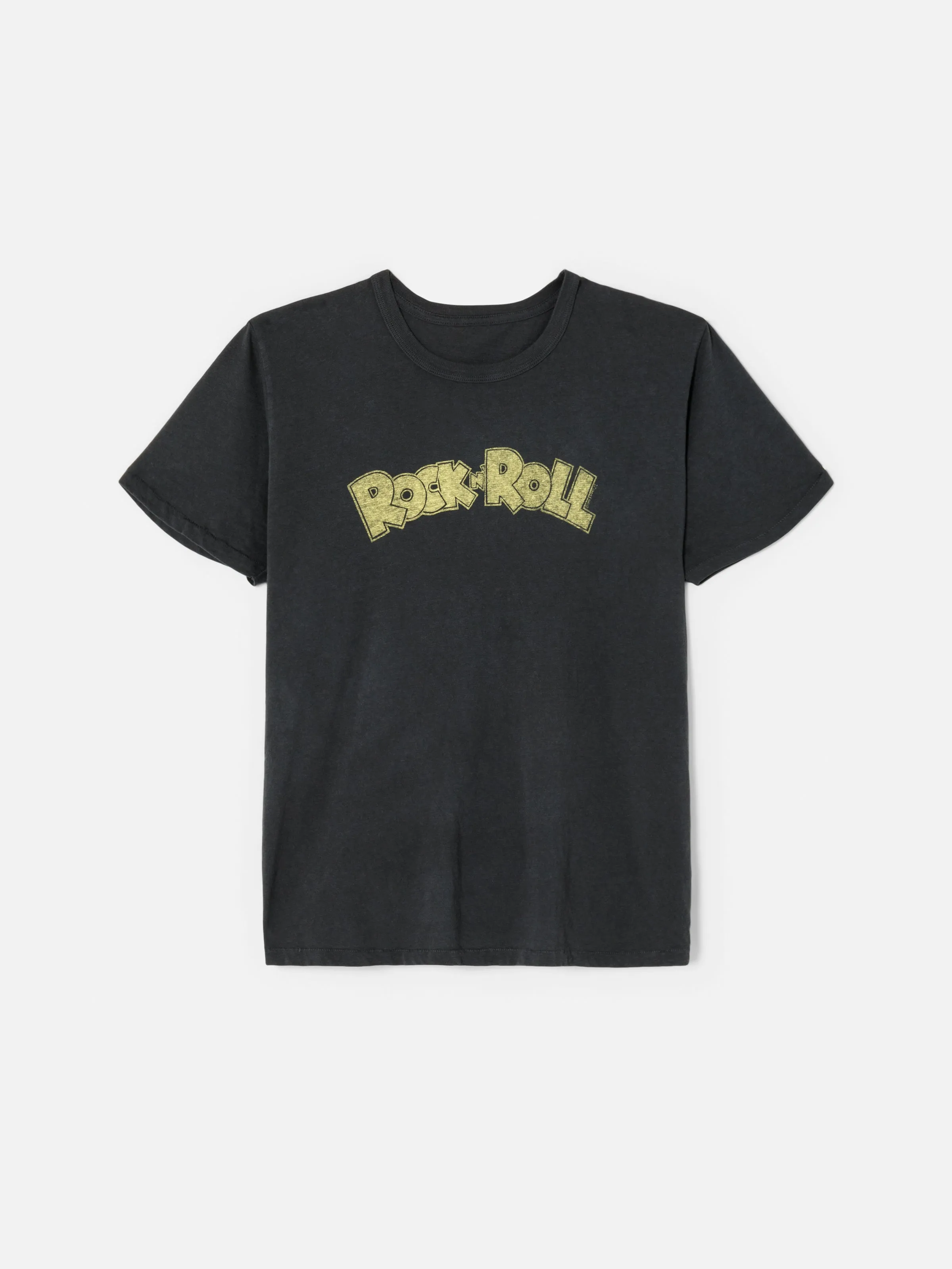 Classic Rock N Roll Tee - Aged Black