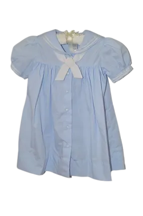 Classic Sailor Dress by Petit Ami Light Blue