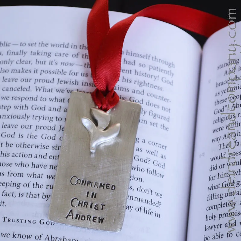 Confirmation Bookmark in Pewter