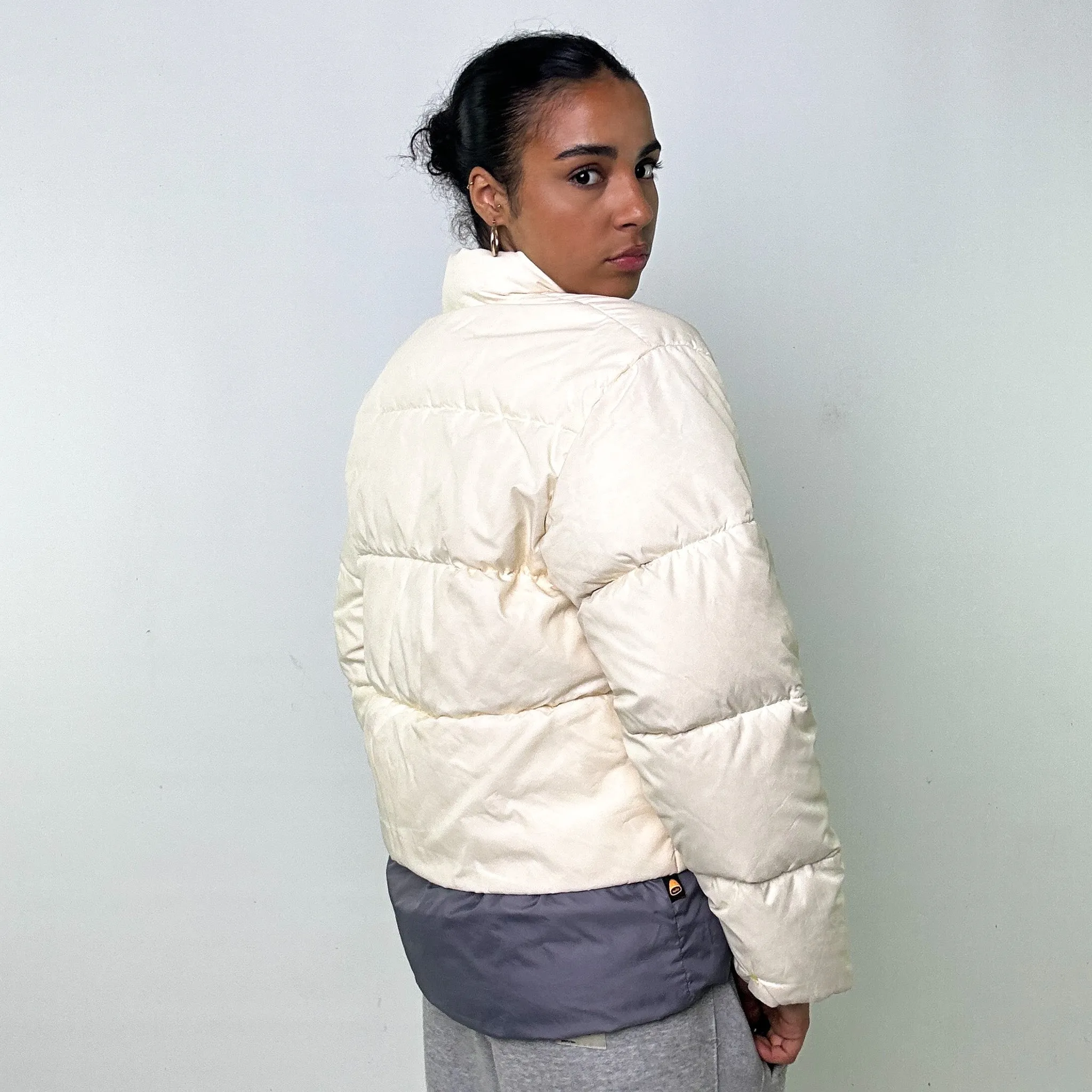 CREAM Y2KS NIKE PUFFER JACKET COAT (