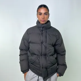 Dark Grey 90s Moncler Grenoble Puffer Jacket Coat (L)