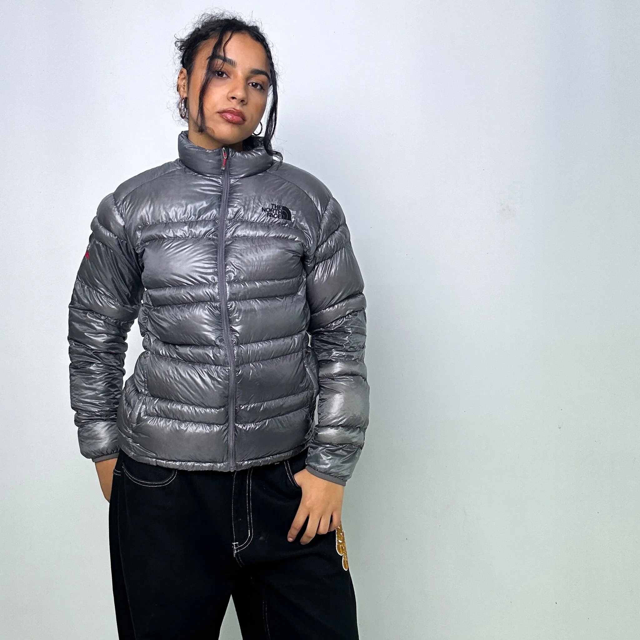 Dark Grey y2ks The North Face 850 Summit Series Puffer Jacket Coat (S)