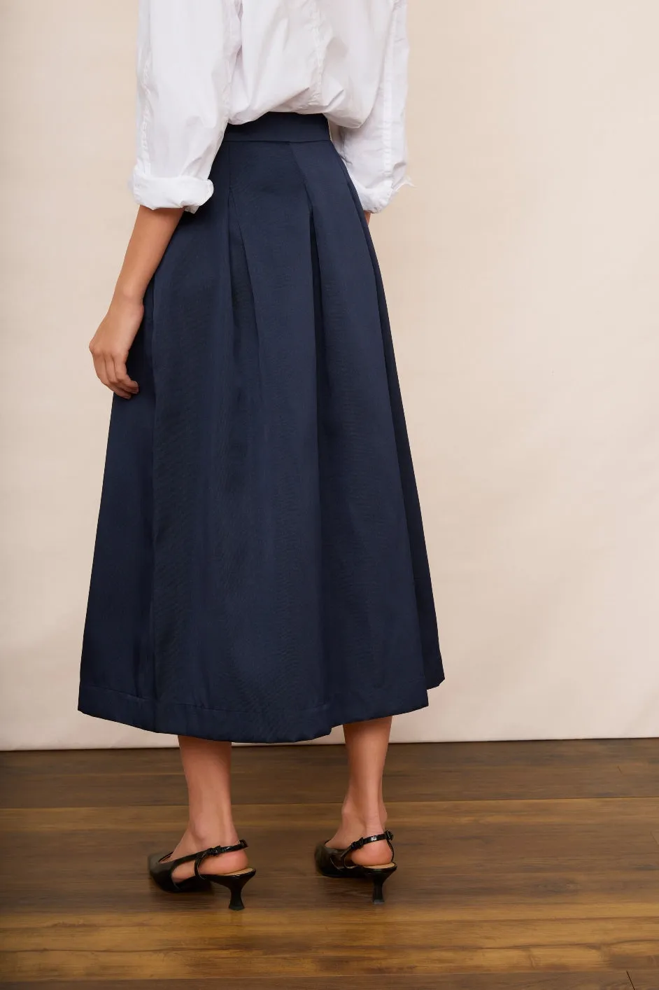 DB X Wyse Taffeta Skirt - Navy