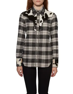 Dsquared2 Checked Panelled Shirt