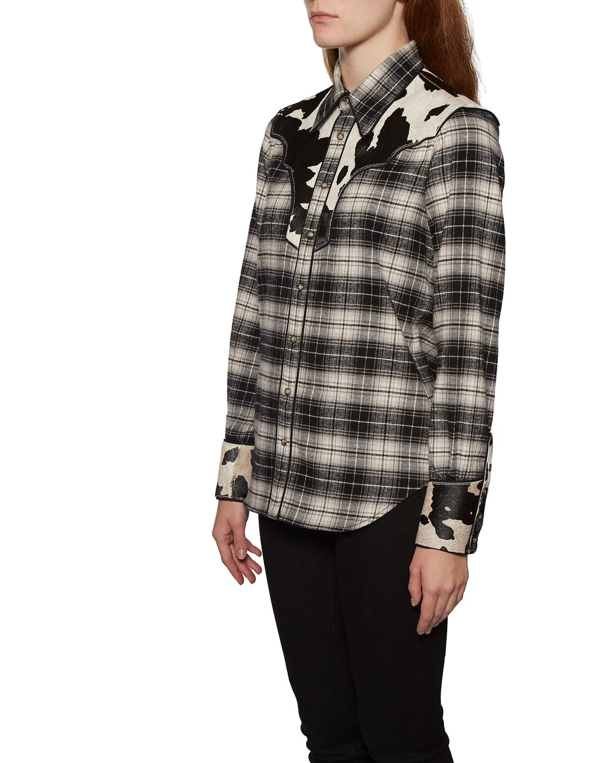 Dsquared2 Checked Panelled Shirt