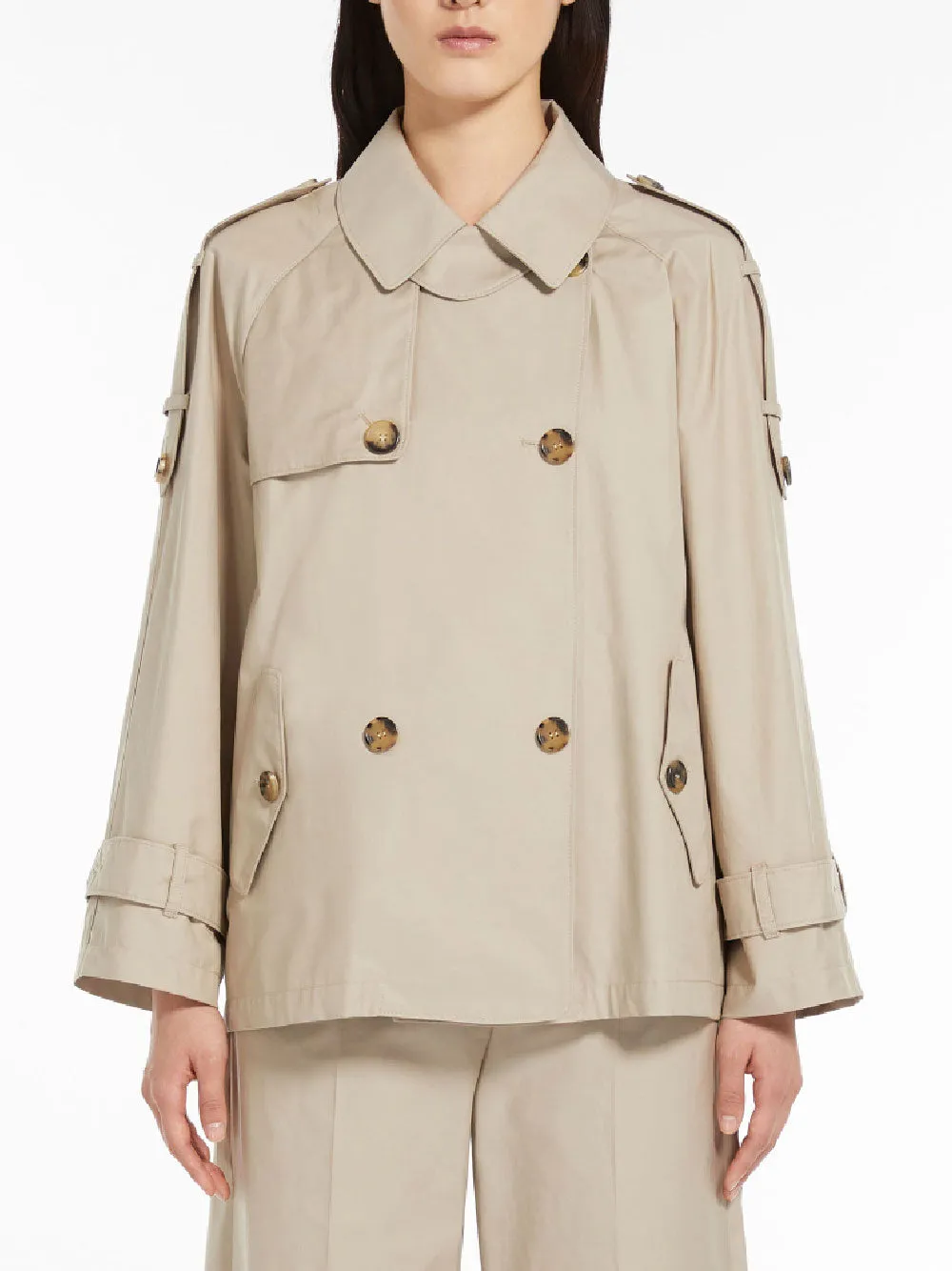 Dtrench short trench coat